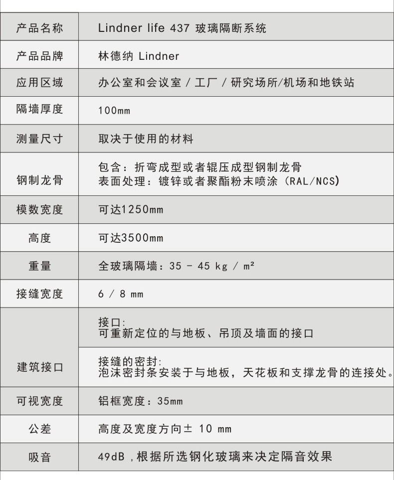 林德纳玻璃隔断系统5