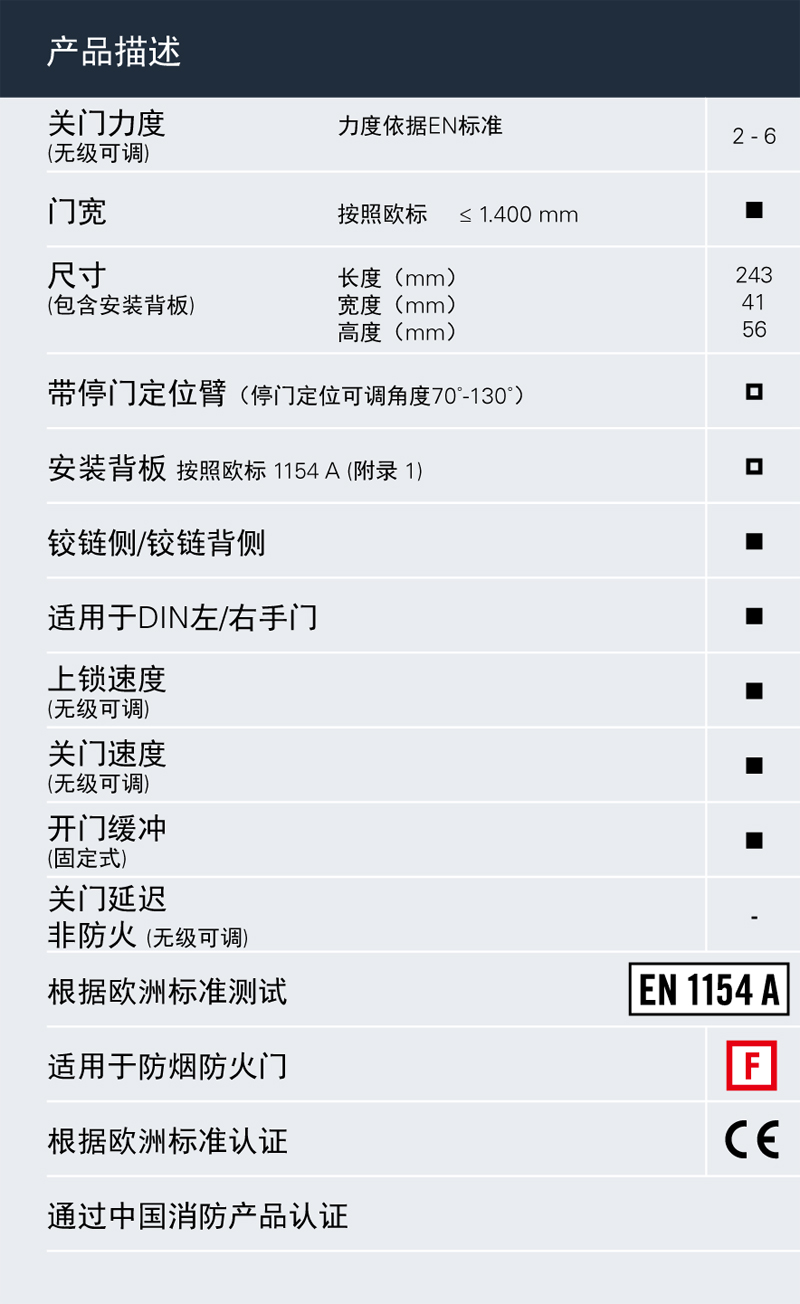 茵科ECO闭门器
